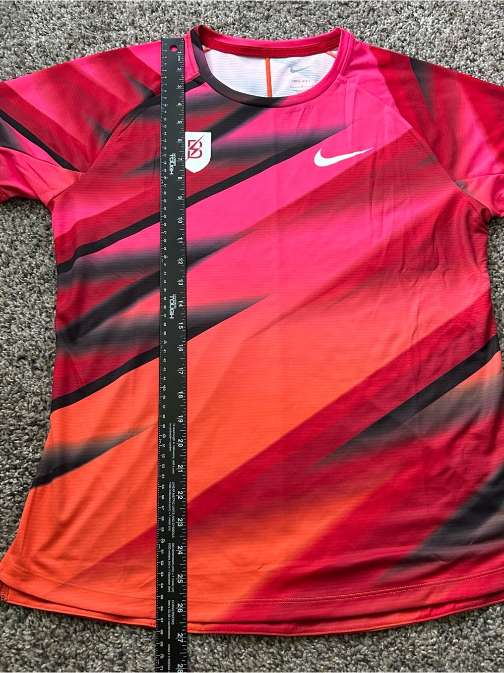 Nike Womens BTC 2024 Dri-FIT Pro Elite Running Shirt Size Large FN0092-614 - Picture 5 of 7